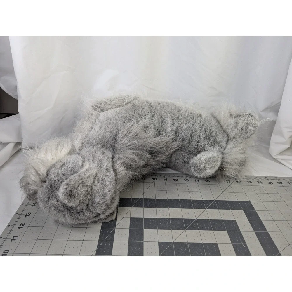 Russ Schnauzer Dog Plush Pillow Large 12x19 Inch Stuffed Animal Toy